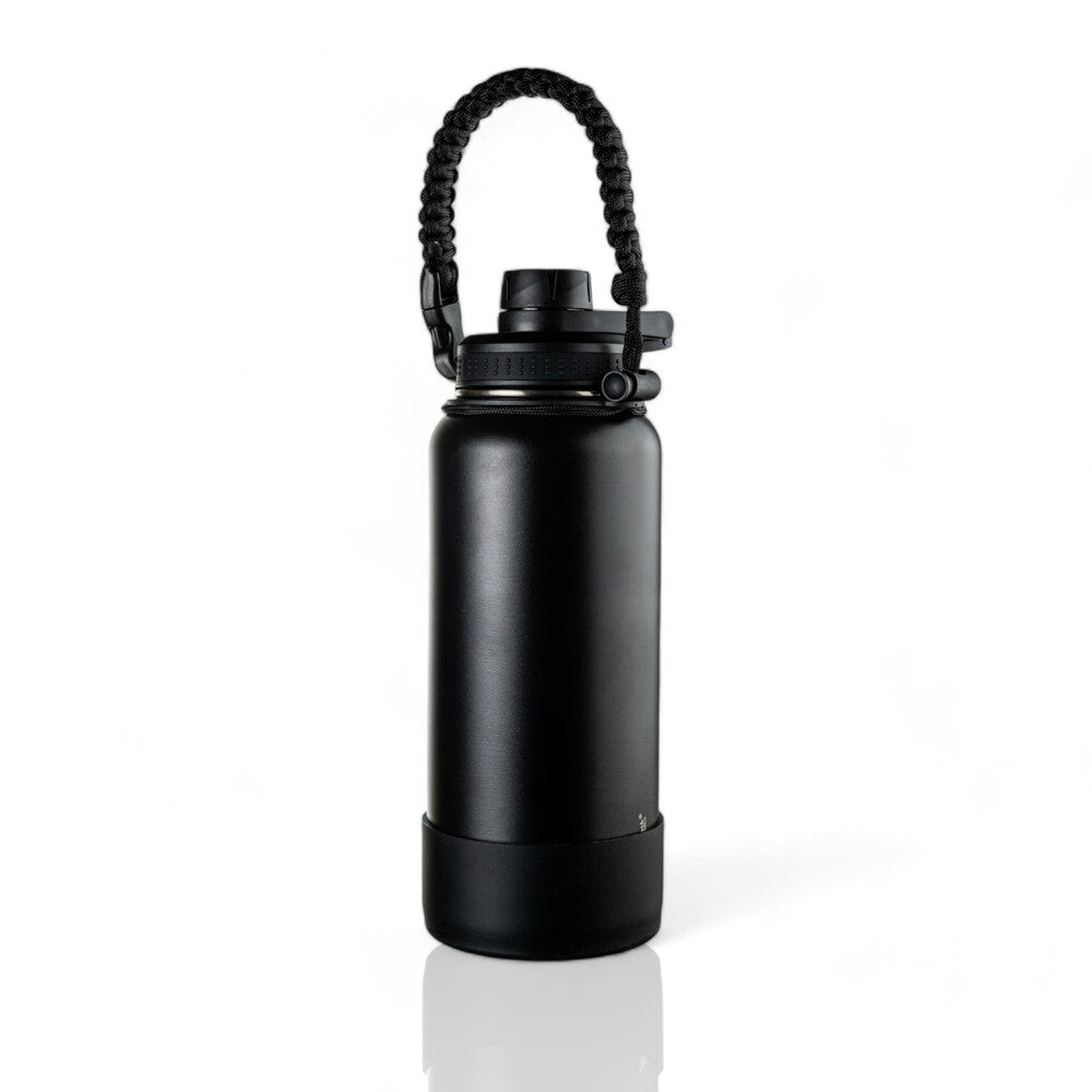 Garrafa Térmica GalaxyFlask® 946ml - Edição Limitada com estrutura dupla e tampa inovadora, mantém bebidas quentes ou geladas por horas.