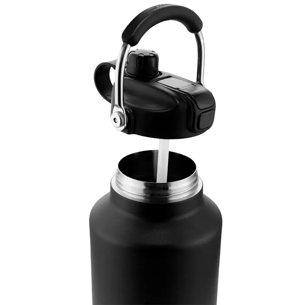 Garrafa Térmica Kouda Serrano – 5L com tampa destacável e boca larga, ideal para manter bebidas quentes 12h e frias 24h.