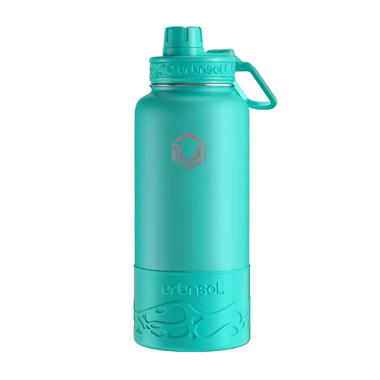 Garrafa Térmica Urbnsol 946ml - Tradicional em aço inoxidável verde, ideal para conservar bebidas quentes ou frias por longas horas.