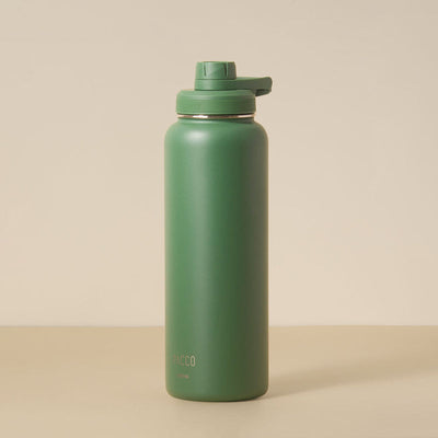 Garrafa Térmica PACCO Hydrav2 1200ml verde, alta performance térmica, design moderno e durável, ideal para diversas situações.