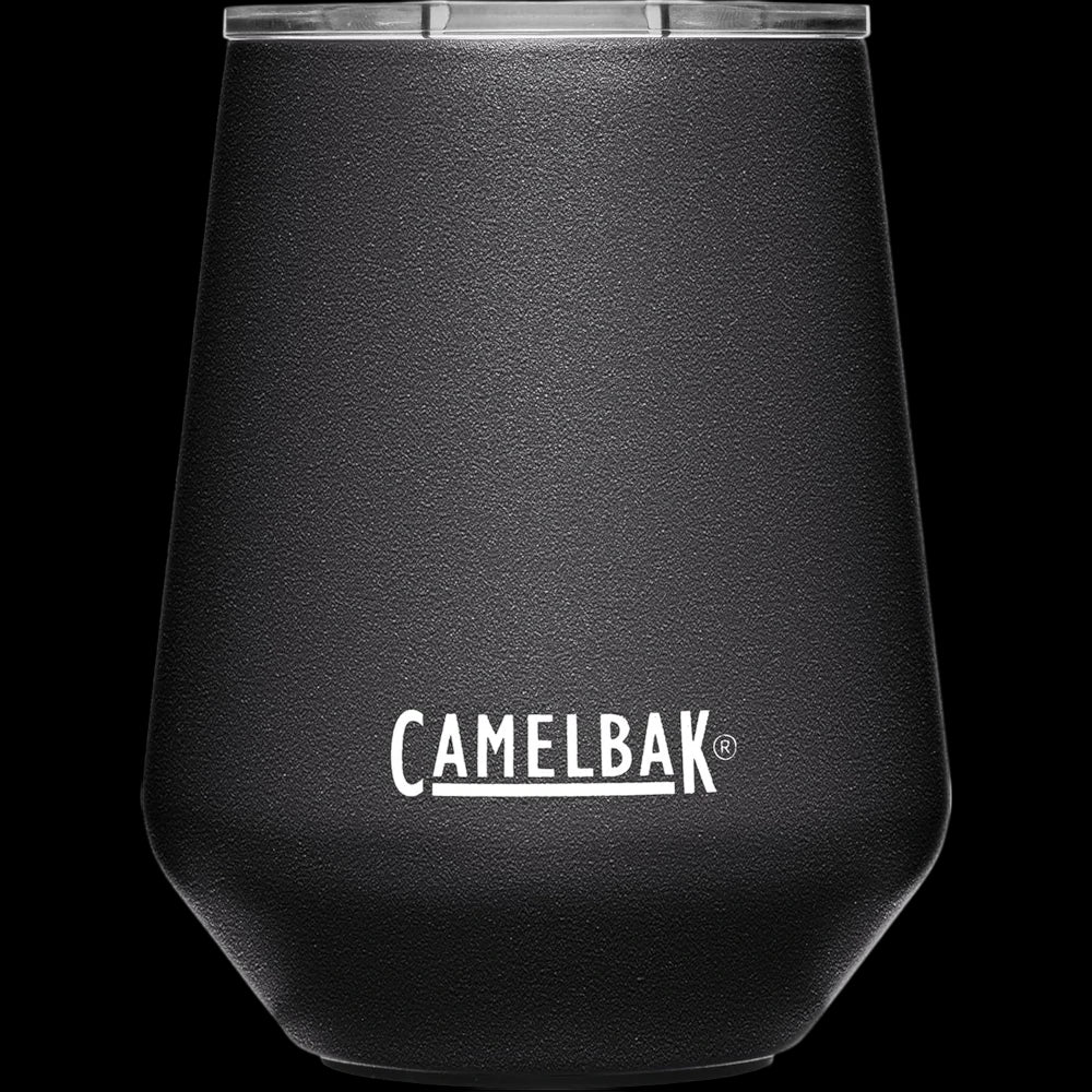 Copo Térmico para Vinho Horizon Camelbak 350ml preto com design moderno, ideal para manter bebidas frias por 6h ou quentes por 4h.