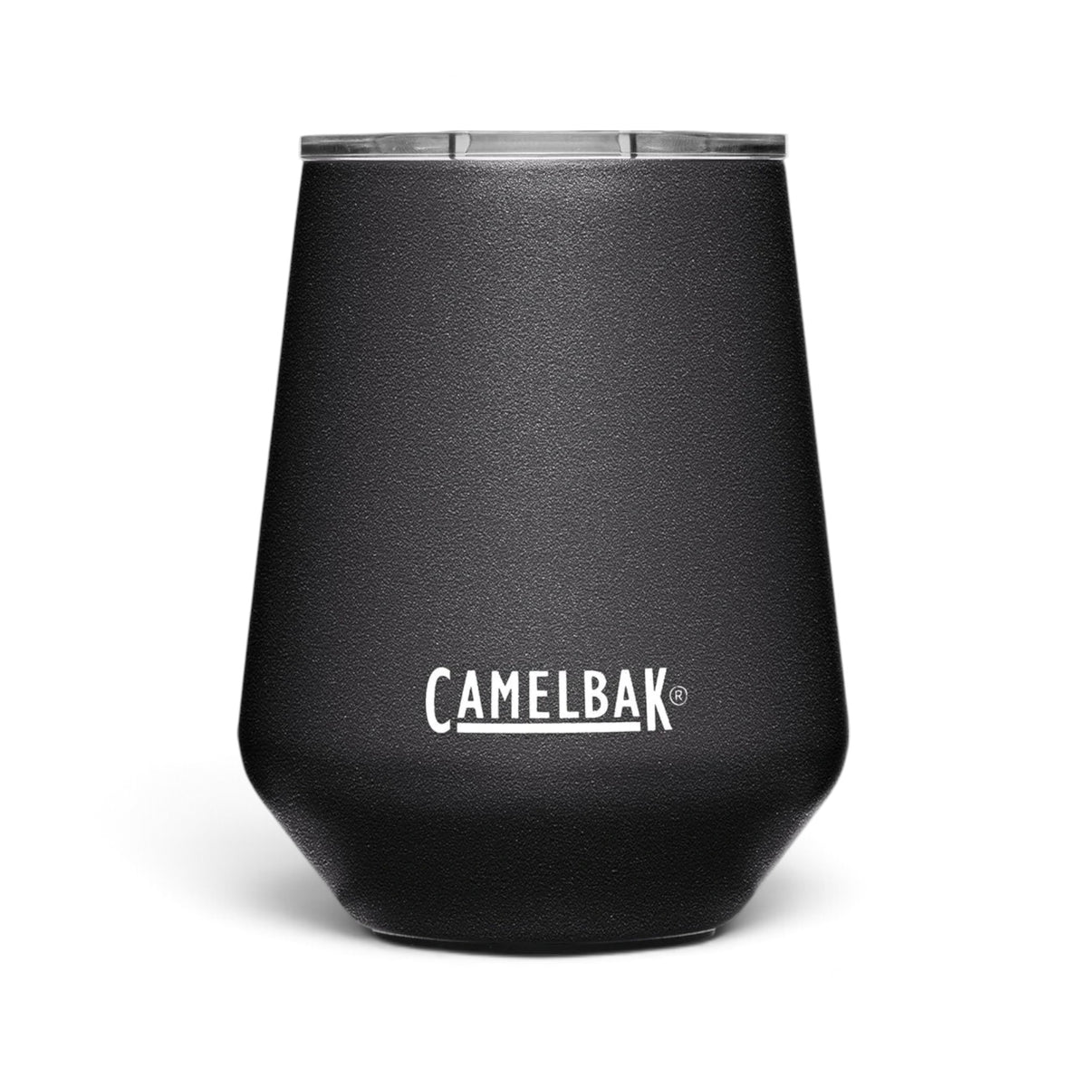 Copo Térmico para Vinho Horizon Camelbak 350ml preto com design moderno, ideal para manter bebidas frias por 6h ou quentes por 4h.