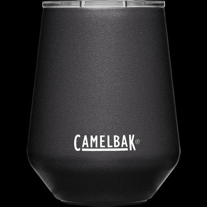 Copo Térmico para Vinho Horizon Camelbak 350ml preto com design moderno, ideal para manter bebidas frias por 6h ou quentes por 4h.
