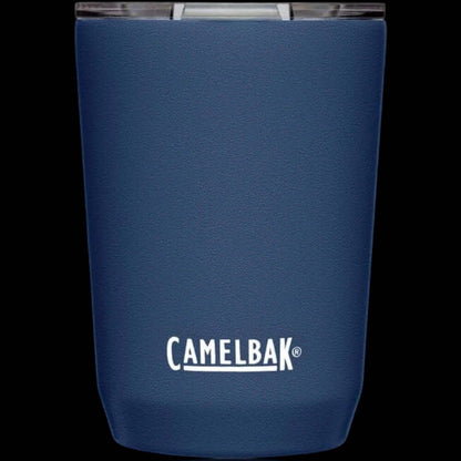 Copo Térmico Horizon Camelbak 350ml azul, mantendo bebidas quentes por 4h e frias por 6h, ideal para uso diário.