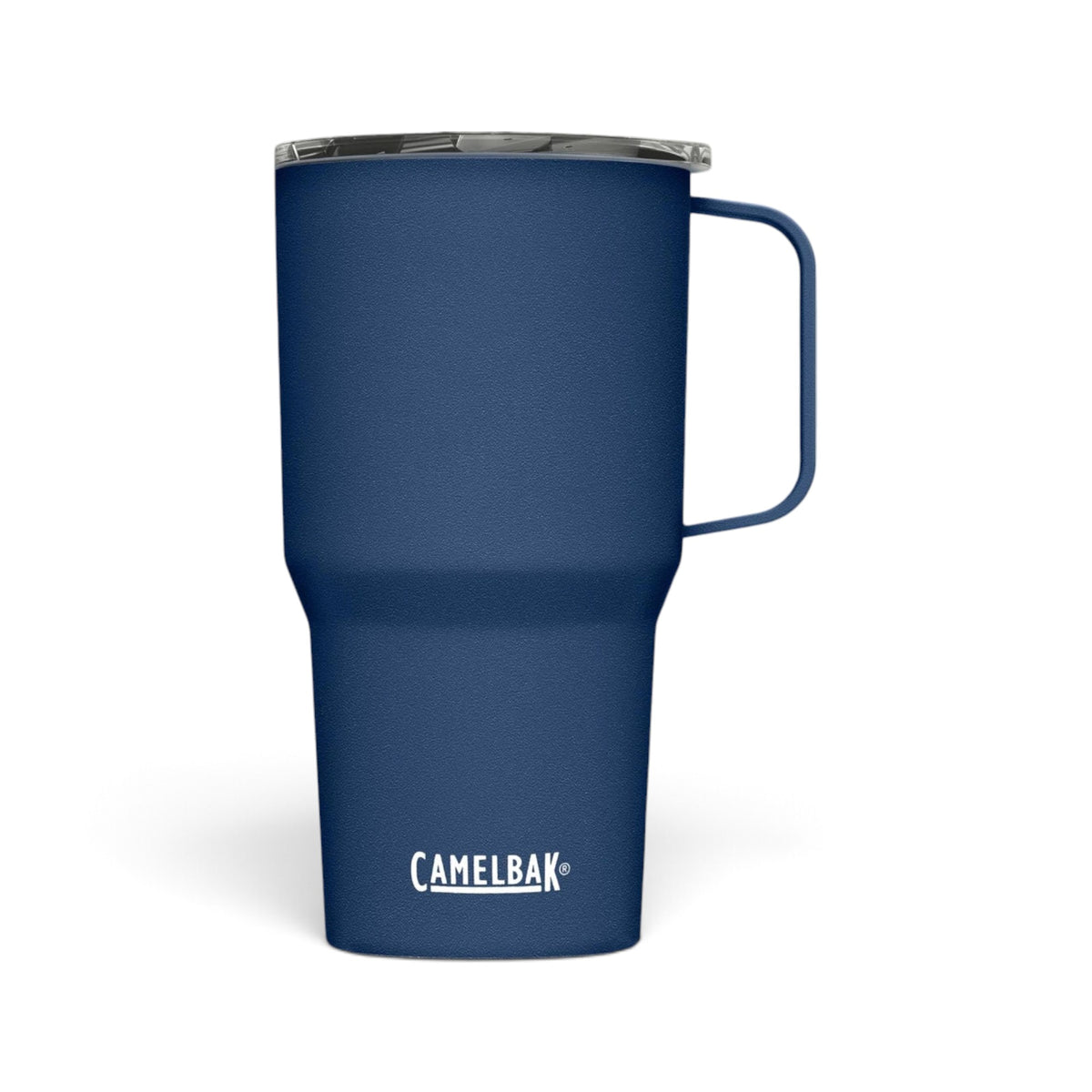 Caneca Alta Horizon Camelbak 700 ml Marinho, vista frontal com tampa fechada
