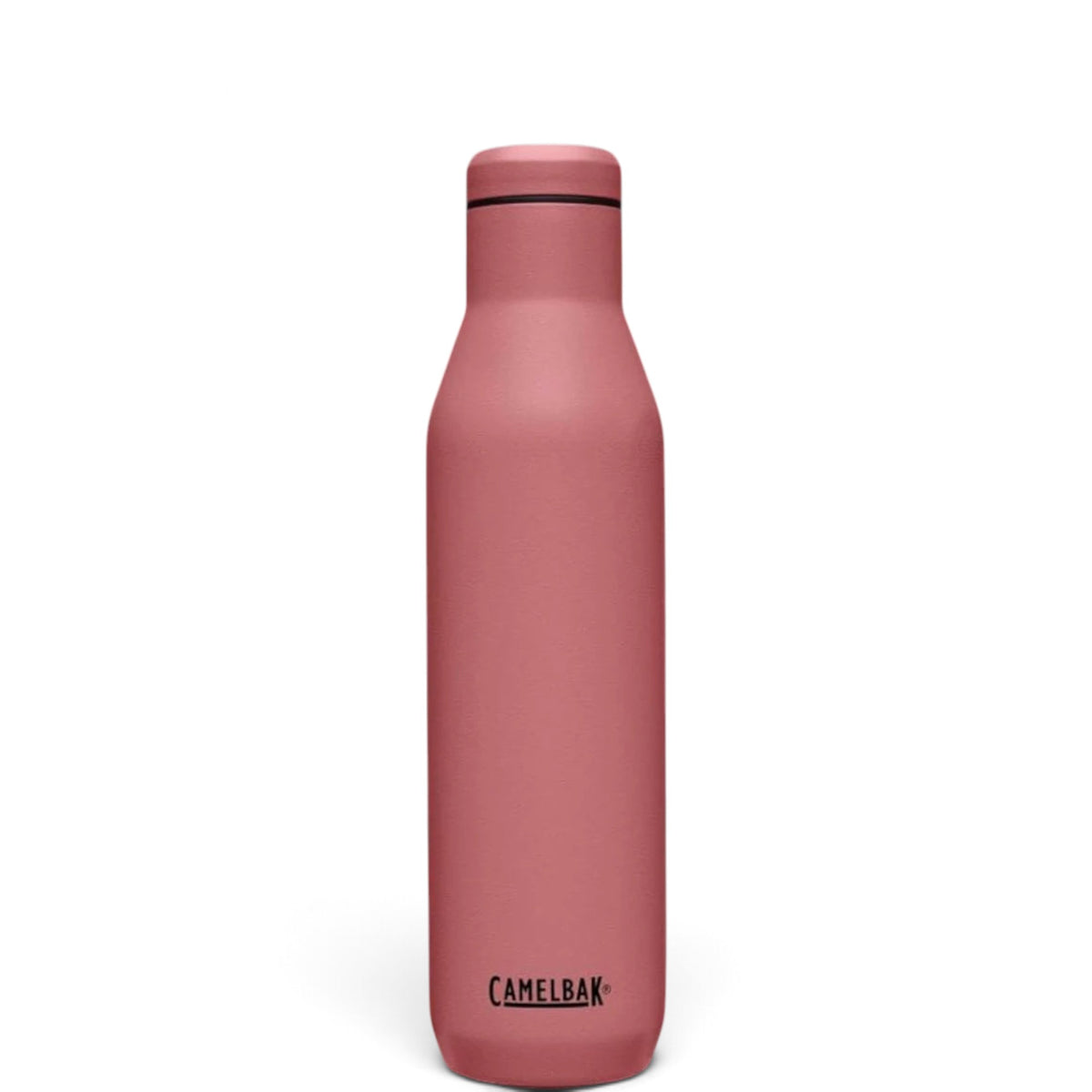 Garrafa Térmica Camelbak Horizon 750ml rosa para bebidas quentes e frias, mantém temperatura ideal por 15h quente e 35h frio.
