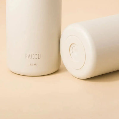 Garrafa Térmica PACCO Hydrav2 1200ml com design moderno e durável, ideal para manter bebidas quentes ou frias por longos períodos.
