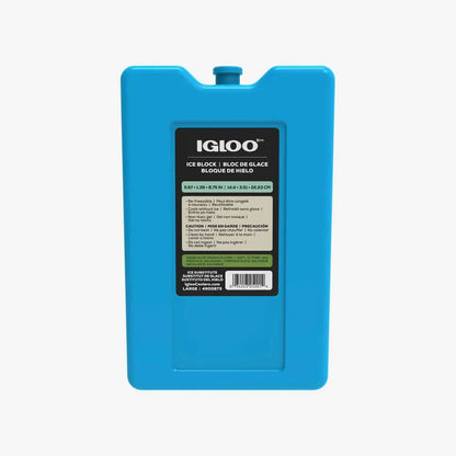 Gelo MaxCold Igloo - Reutilizável, bloco azul com gel Ultratherm® não tóxico para lancheiras e coolers, mantém resfriamento prolongado.
