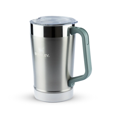 Jarra Térmica Pitcher Pitcher Stanley 1.9L em aço inoxidável, ideal para manter bebidas geladas por horas em eventos e encontros.