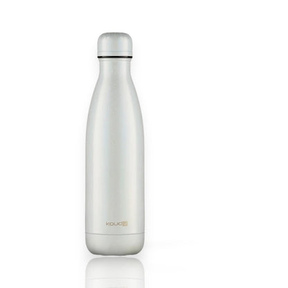 Garrafa Térmica Kouda Grey Glow - 500ml em aço inoxidável, livre de BPA e design hermético, segura e ecológica.