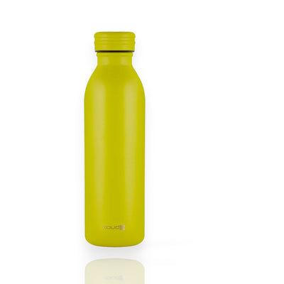 Garrafa Térmica Kouda Krios – 600ml verde com isolamento a vácuo em aço inoxidável, resistência à oxidação e corrosão.