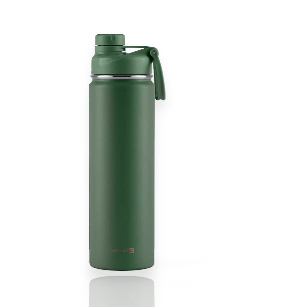 Garrafa Térmica Kouda Ladakh – 660ml com isolamento a vácuo e tampa hermética de rosca, feita para preservar temperatura por mais tempo.