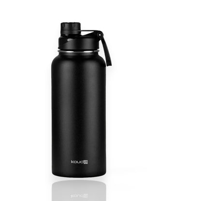 Garrafa Térmica Kouda Ladakh – 960ml em aço inoxidável 18/8, resistente à oxidação e livre de BPA, com isolamento a vácuo.