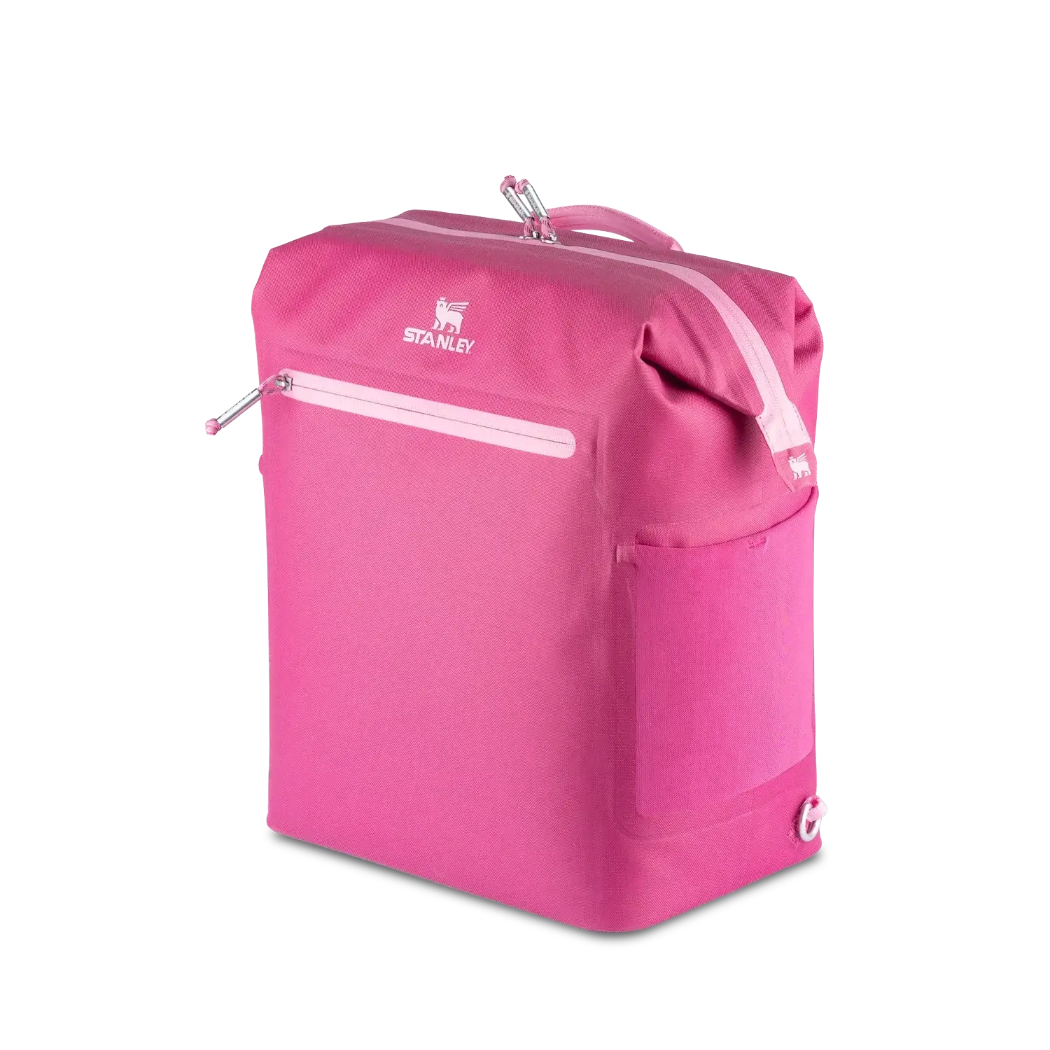 Mochila Térmica Madeleine Stanley | 14L, mochila rosa com capacidade térmica para refeições e bebidas, ideal para viagens e atividades ao ar livre.
