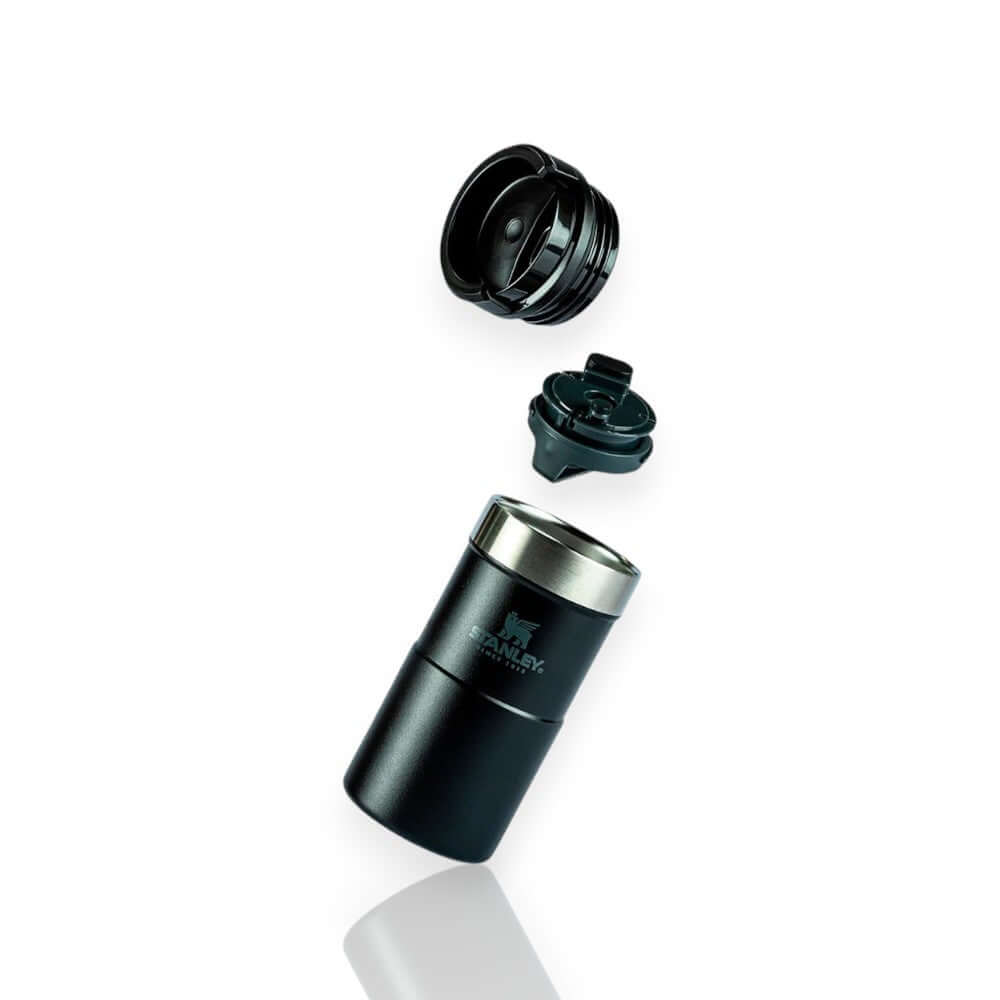 Mug Térmica NeverLeak Stanley 250ml Preta – Empório da Garrafa