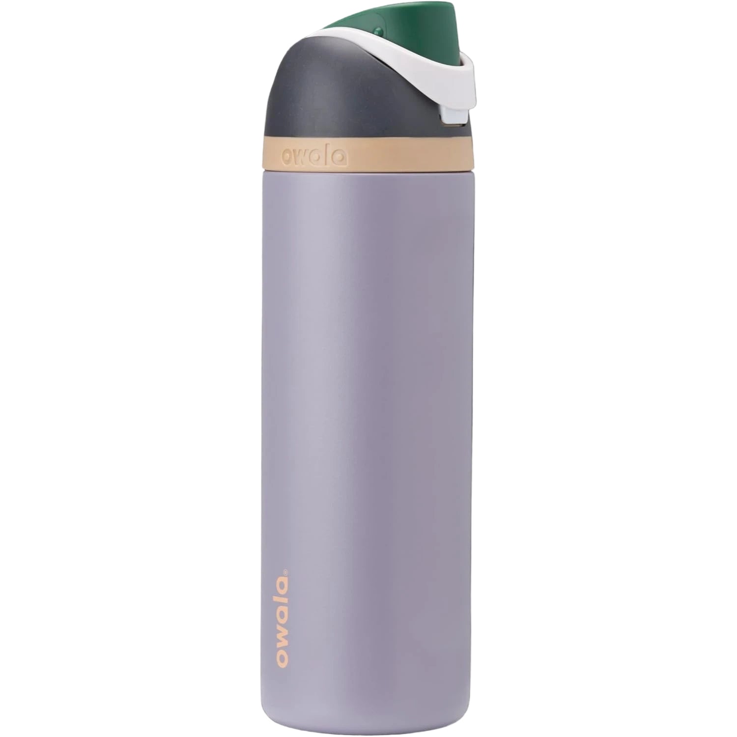 Garrafa Térmica Owala FreeSip - 710ml | 24oz em roxo com tampa antivazamento e canudo embutido para manter bebidas frias.