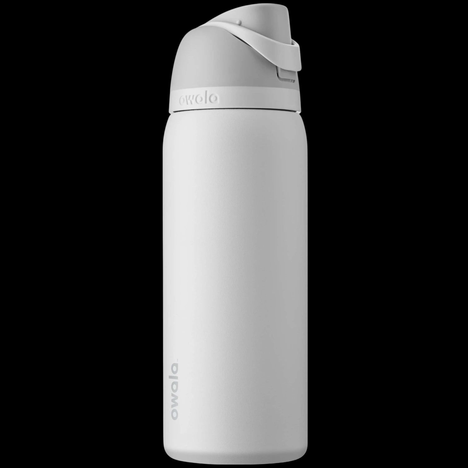 Garrafa Térmica Owala FreeSip - 946ml | 32oz, branca, com isolamento tripla parede e tampa à prova de vazamentos.