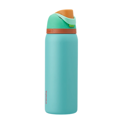 Garrafa Térmica Owala FreeSip 946 ml (32 oz) Palm Springs, vista frontal com tampa fechada