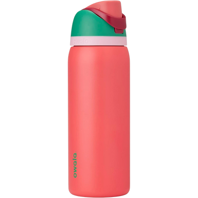 Garrafa Térmica Owala FreeSip - 946ml | 32oz com bico patenteado e isolamento triplo, mantém bebidas frias ou quentes; vedação segura.