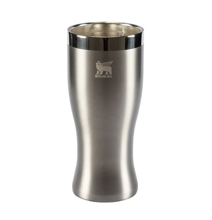 Copo térmico Pilsner Glass Happy Hour Stanley | 444ml em aço inoxidável, design elegante e eficiência térmica ideal para celebração.
