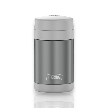 Pote Térmico Thermos Funtainer - 470ml em aço inoxidável com isolamento a vácuo para manter alimentos quentes ou frios.