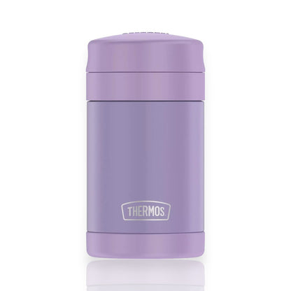 Pote Térmico Thermos Funtainer - 470ml em roxo com isolamento a vácuo para manter alimentos quentes ou frios, resistente e leve.