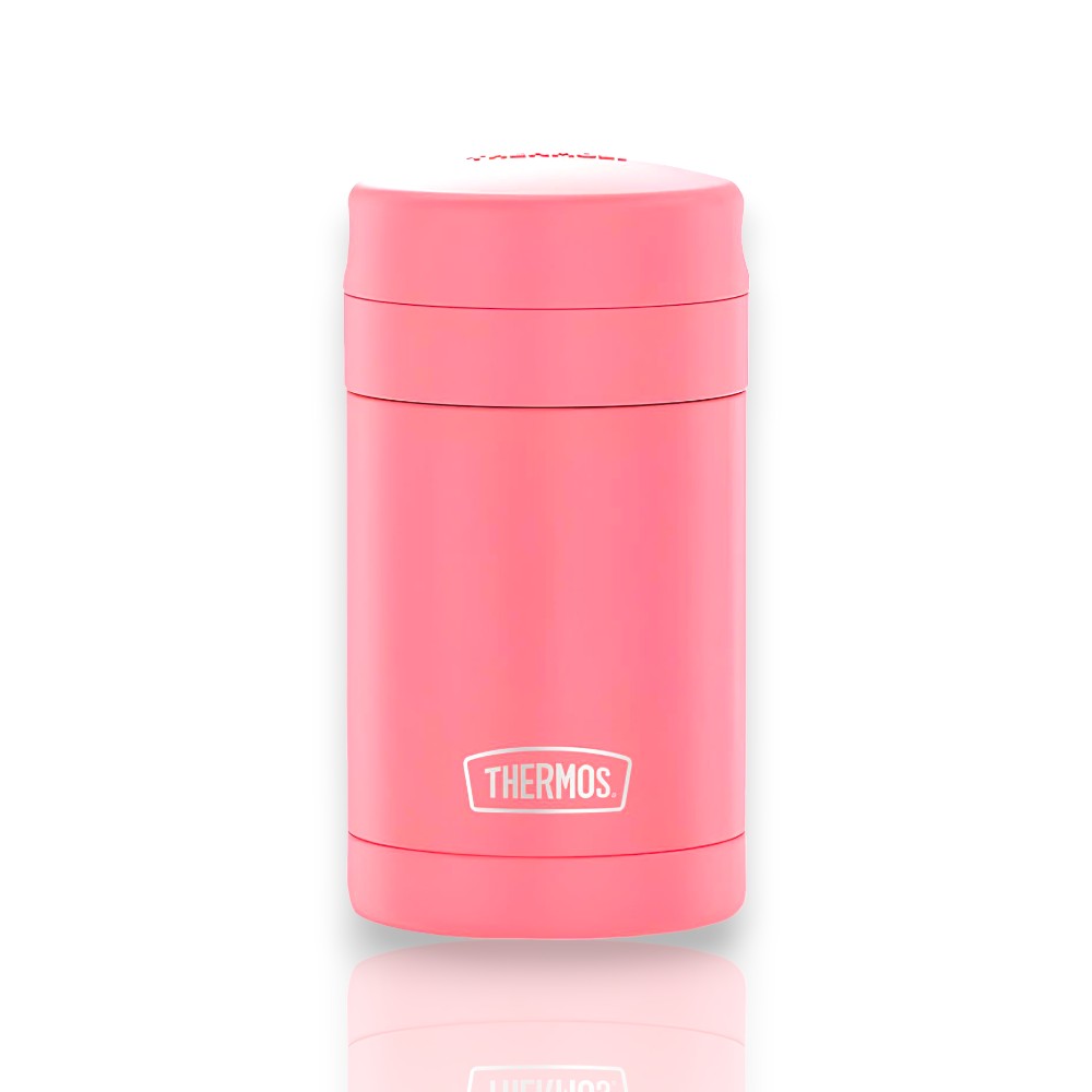 Pote Térmico Thermos Funtainer - 470ml em rosa com isolamento a vácuo para manter alimentos quentes ou frios por horas. Livre de BPA.