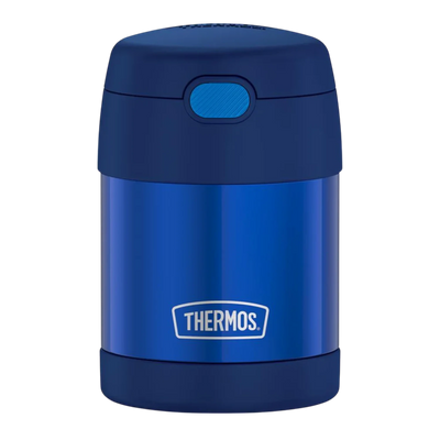 Pote Térmico Thermos ® 283g Funtainer azul com isolamento avançado para refeições infantis, mantém alimentos quentes ou frios.