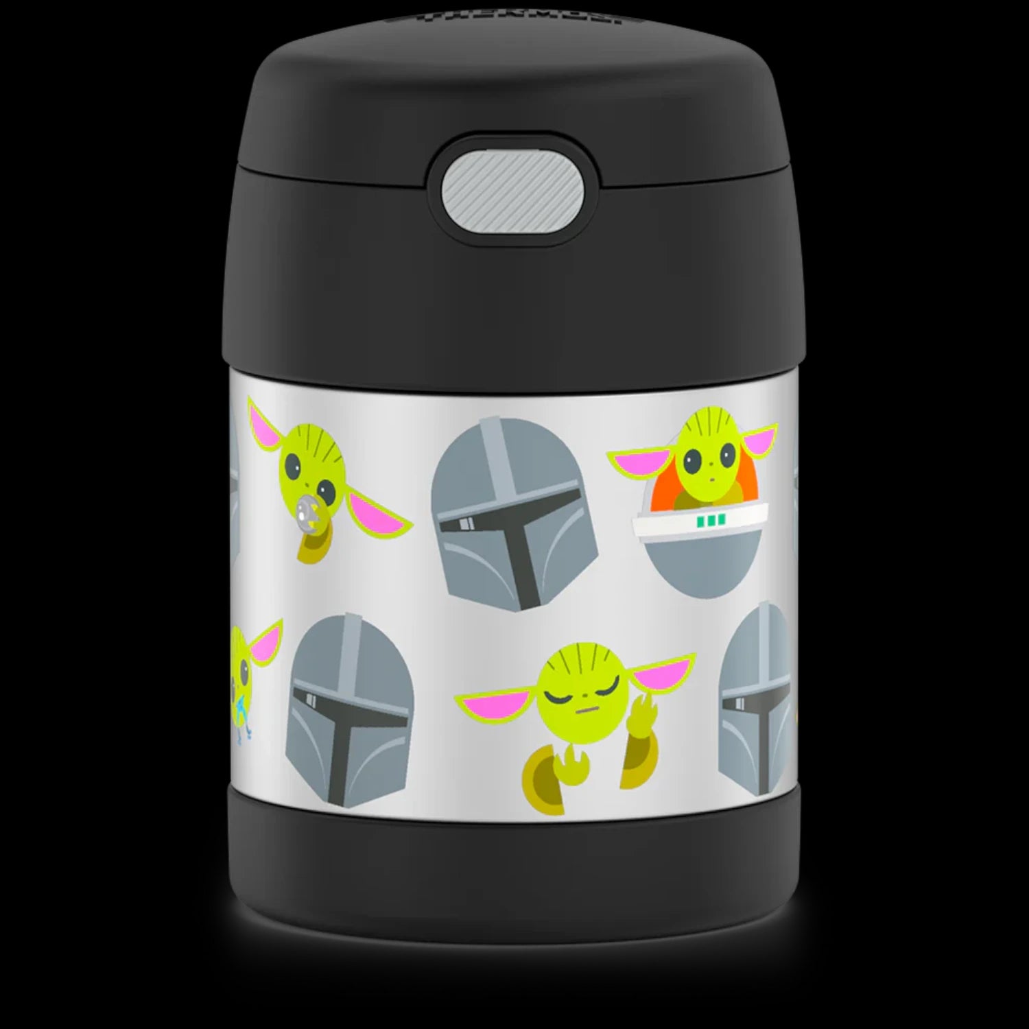 Pote Térmico Thermos ® 283g Funtainer infantil com estampas de personagens, isolamento avançado, mantém alimentos quentes ou frios por horas.
