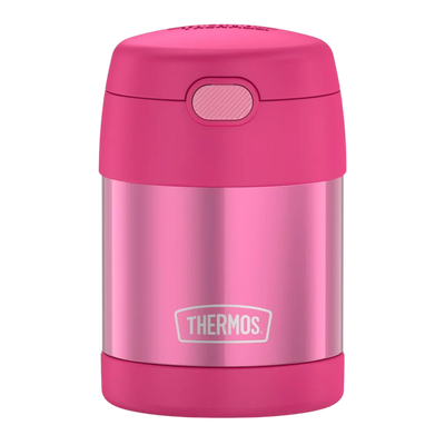 Pote Térmico Thermos ® 283g Funtainer rosa com isolamento a vácuo para manter alimentos quentes por 5h e frios por 7h.