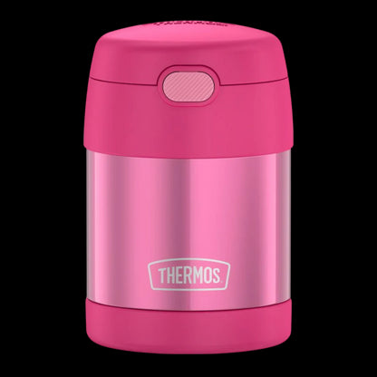 Pote Térmico Thermos ® 283g Funtainer rosa com isolamento a vácuo para manter alimentos quentes por 5h e frios por 7h.