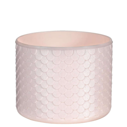 Capa de Silicone Sereia G - ( Owala Version ), protetora e estilosa, ideal para garrafas térmicas, tamanho grande, cor rosa com textura escamada.