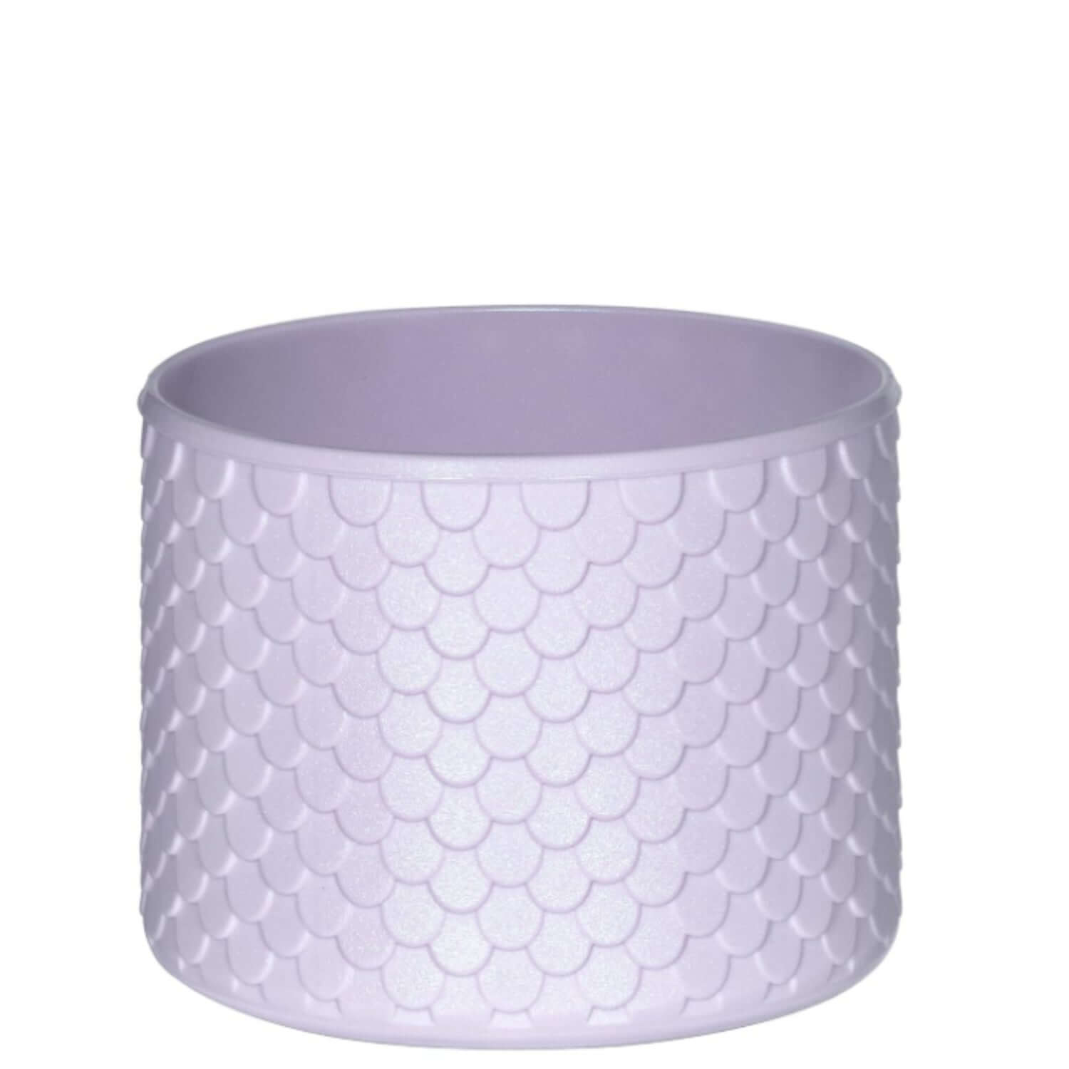 Capa de Silicone Sereia Médio - ( Owala Version ). Protetora e estilosa para garrafas Owala, tamanho médio, na cor roxa com textura escamas.