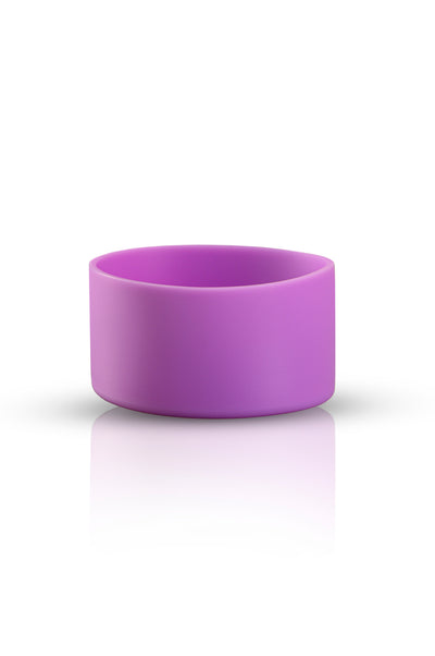 Silicone de Proteção P lilás compatível com Vibets, Urbnsol, GalaxyFlask e outros tamanhos de garrafa de 350 ml a 750 ml.