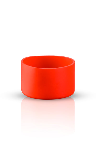 Silicone de Proteção P vermelho compatível com garrafas Vibets, Urbnsol, GalaxyFlask, PACCO, HydroFlask, ThermoFlask e mais.