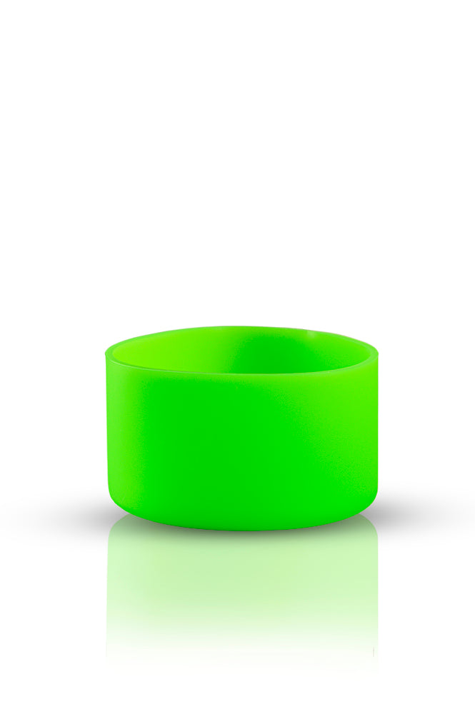 Silicone de Proteção P verde compatível com marcas como Vibets, Urbnsol, HydroFlask para garrafas de 350ml a 750ml.