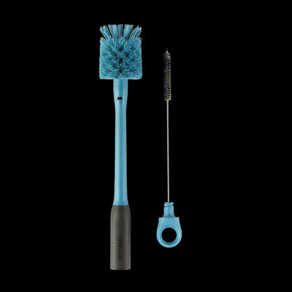 Escova para Limpeza Owala 2 em 1 - Smokey Brush com design ergonômico para garrafas e canudos.
