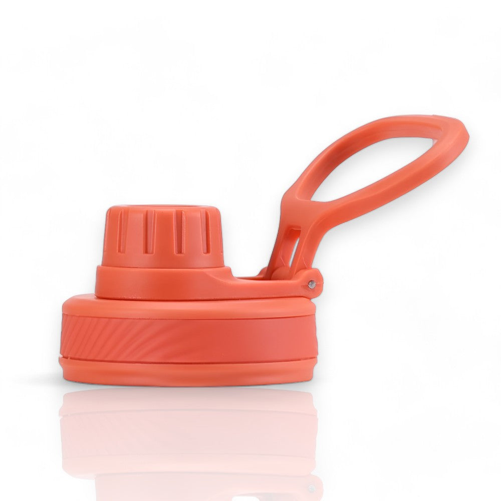 Tampa de alça flexível - Spout lid para garrafas térmicas, uso fácil, adequada para 350ml a 1.200ml, compatível com várias marcas.