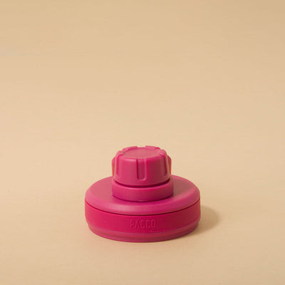 Tampa PACCO Original cor-de-rosa com design arrojado e funcionalidade excepcional, ideal para garrafas PACCO.