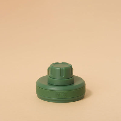 Tampa PACCO Original verde em polipropileno, design moderno com alça para transporte seguro e confortável.