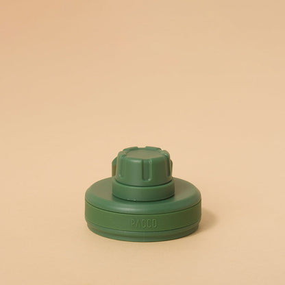 Tampa PACCO Original verde em polipropileno, design moderno com alça para transporte seguro e confortável.