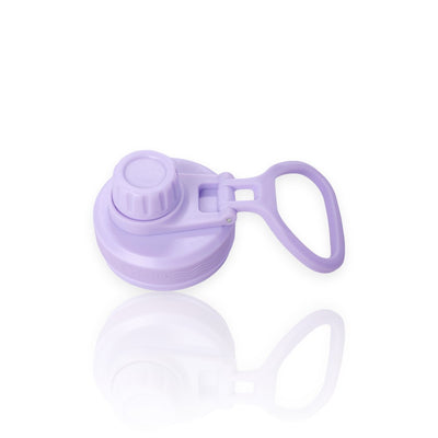 Tampa de reposição para Garrafa Fresh Gocase em polipropileno lilás, com alça, livre de BPA, ideal para altas temperaturas.
