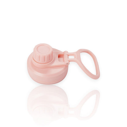 Tampa de reposição para Garrafa Fresh Gocase, cor rosa, material polipropileno e silicone, livre de BPA, com alça, resistente a altas temperaturas.