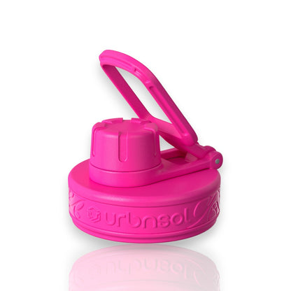 Tampa Urbnsol - Spout Lid rosa compatível com Hydrotank, reciclável, durável e livre de BPA.