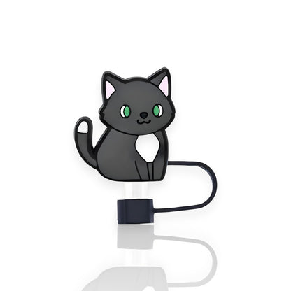 Protetor de Canudo Quencher - Gatinho com design exclusivo para copos térmicos, oferecendo higiene e estilo.