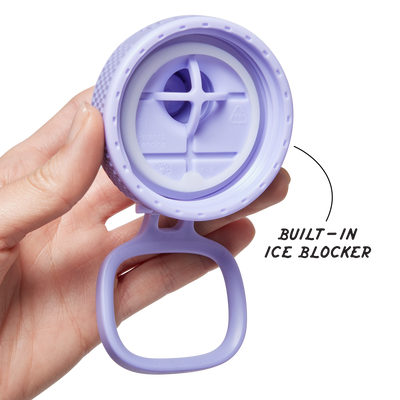 Garrafa Térmica Takeya 650 ml Spout Lid Sport Moonlight, detalhe da tampa