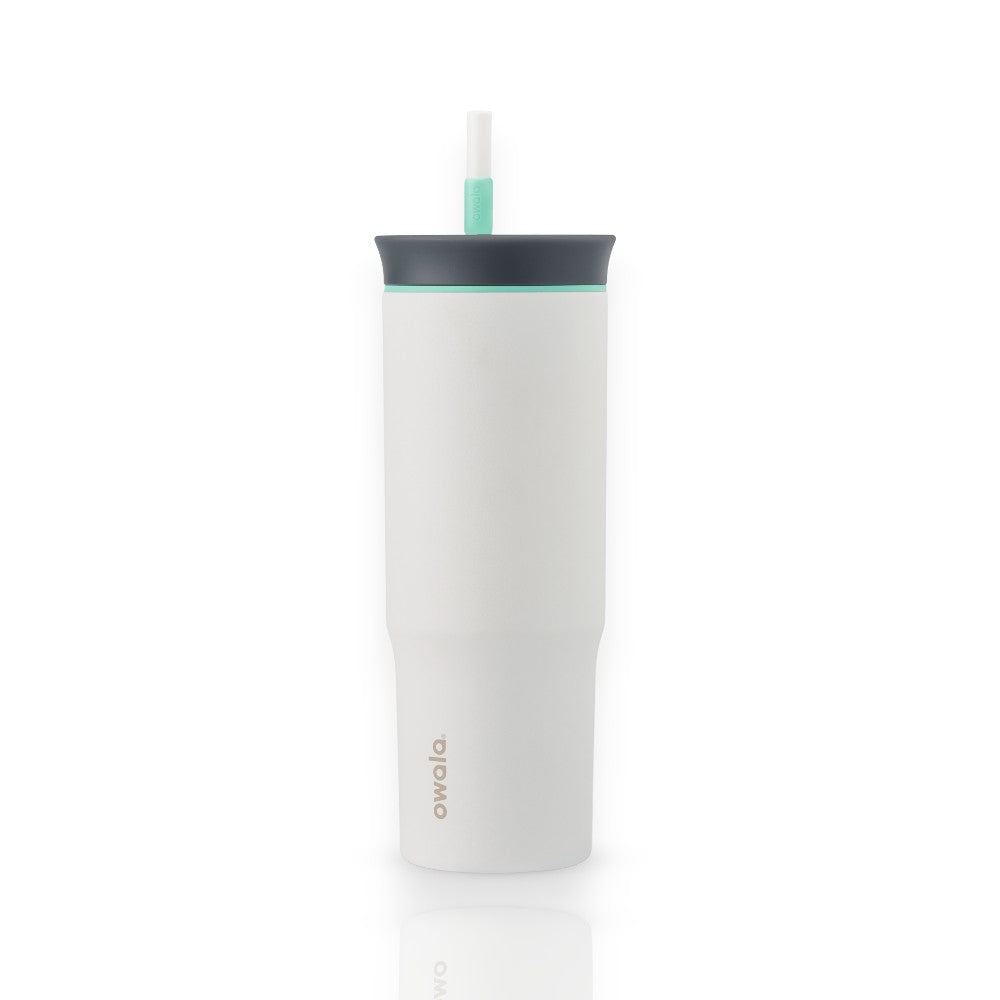 Copo Tumbler Térmico Owala - 710ml | 24oz de aço inoxidável com canudo, ideal para manter bebidas geladas ou quentes por horas.