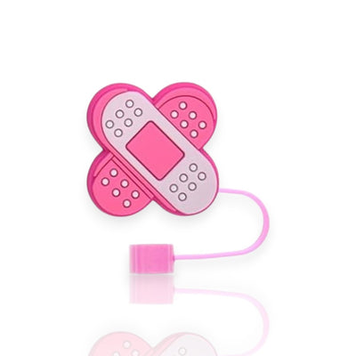 Protetor de Canudo Quencher - Pink Girl com design divertido e funcional para copos Stanley ou Owala em rosa vibrante.