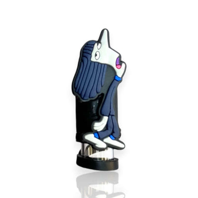 Protetor de Canudo Quencher - Divertidamente em forma de personagem divertido.