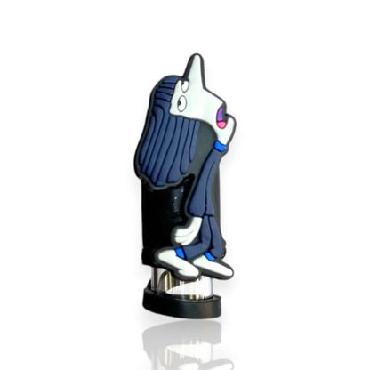 Protetor de Canudo Quencher - Divertidamente em forma de personagem divertido.